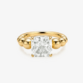 Cushion Cut Zirconia Ring