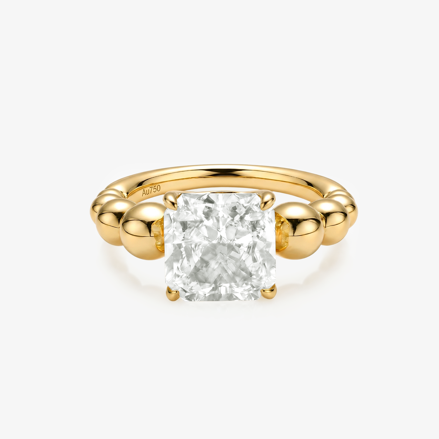Cushion Cut Zirconia Ring