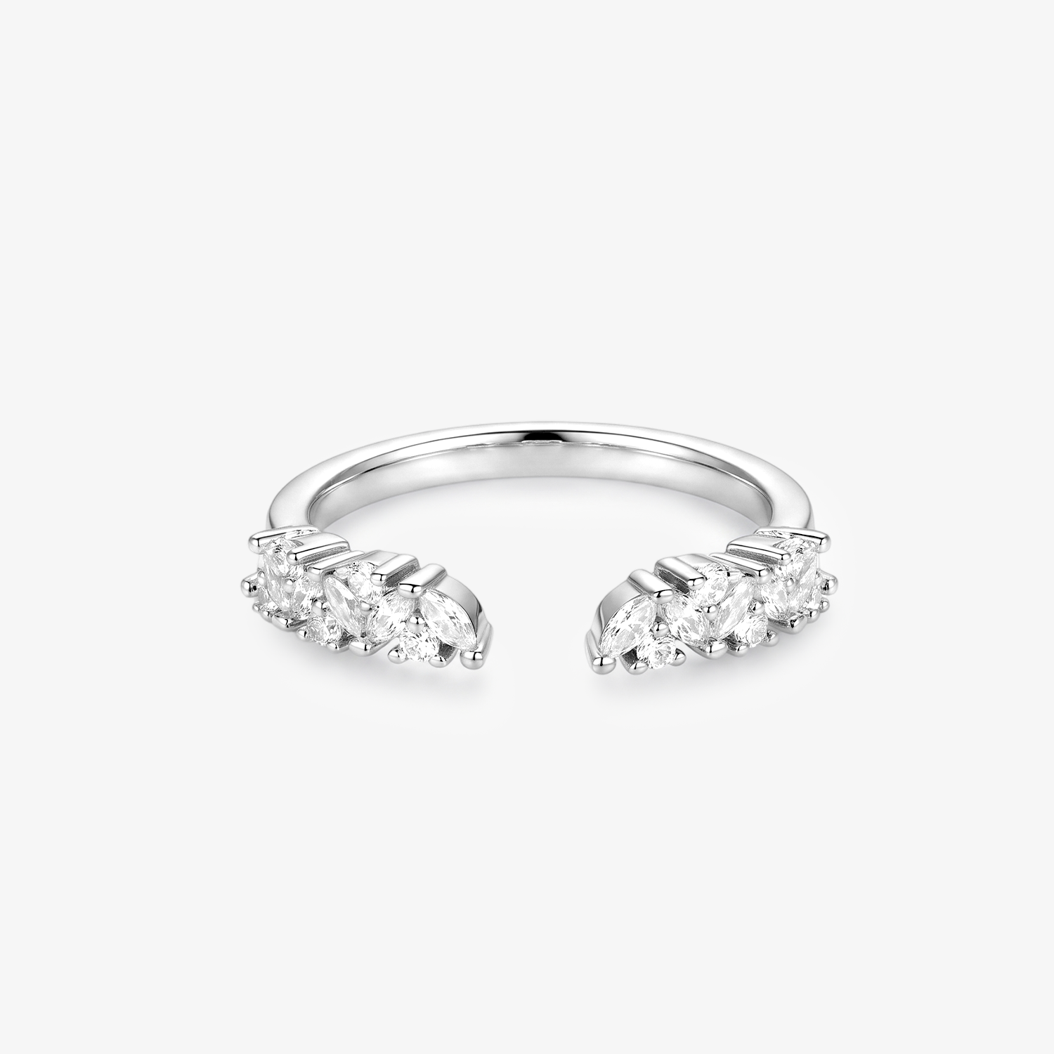 Marquise Moissanite Bridal Ring Set