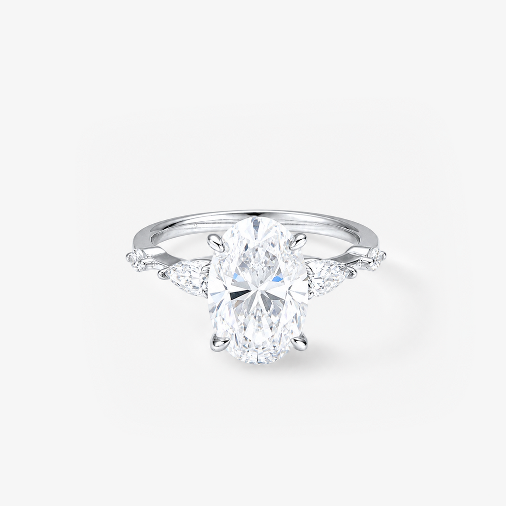 Oval Cut Zirconia Ring
