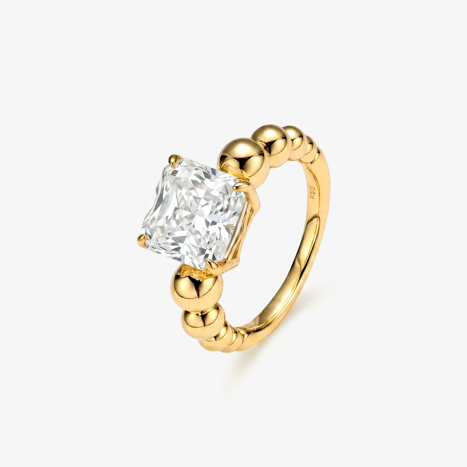 Cushion Cut Zirconia Ring