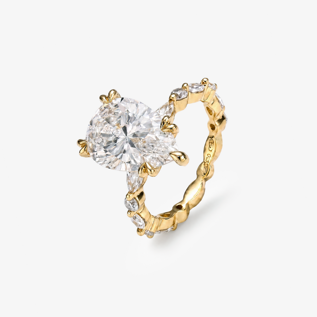 Pear Cut Zirconia Ring