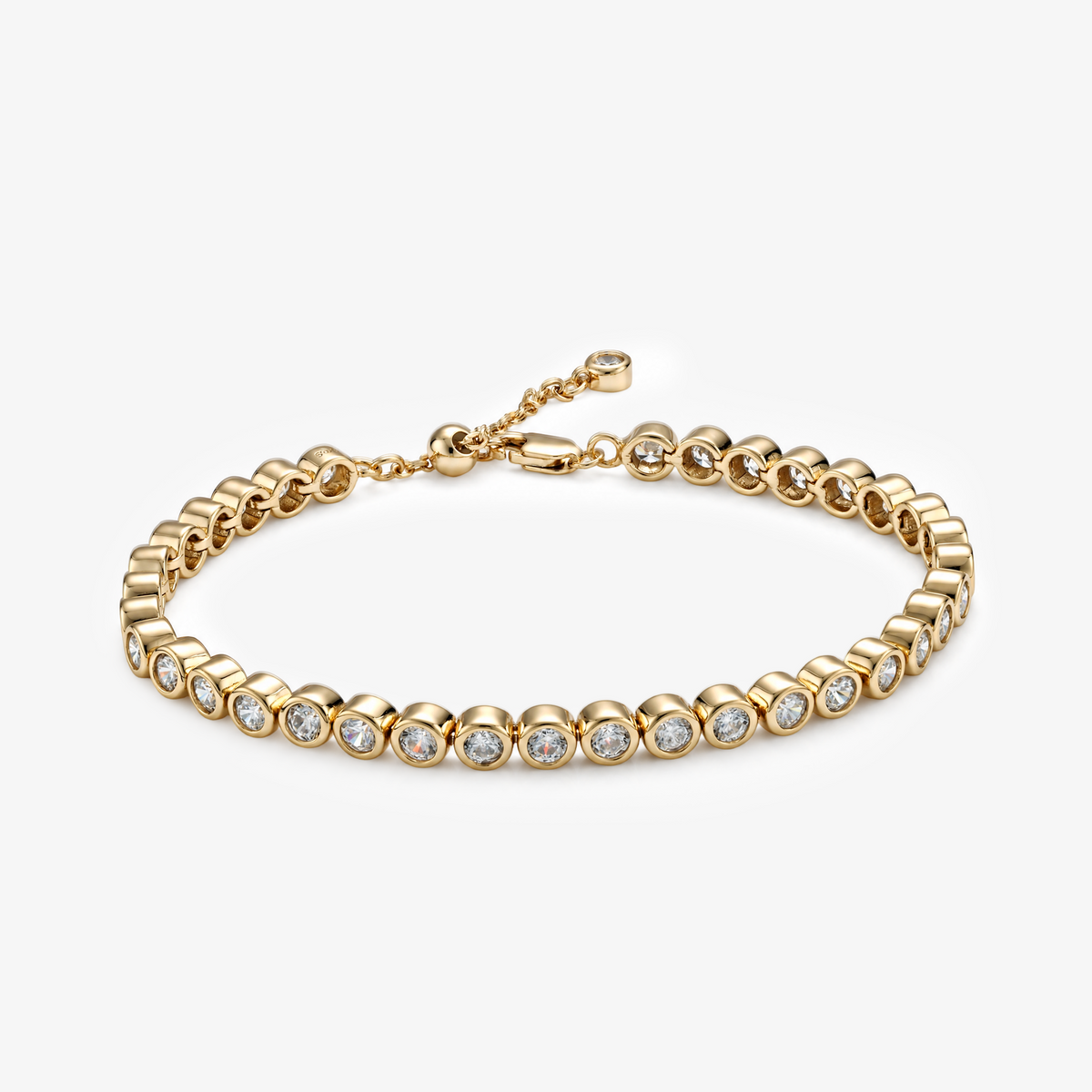 Moissanite Bezel Tennis Bracelet