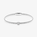 Moissanite Slider Omega Bracelet