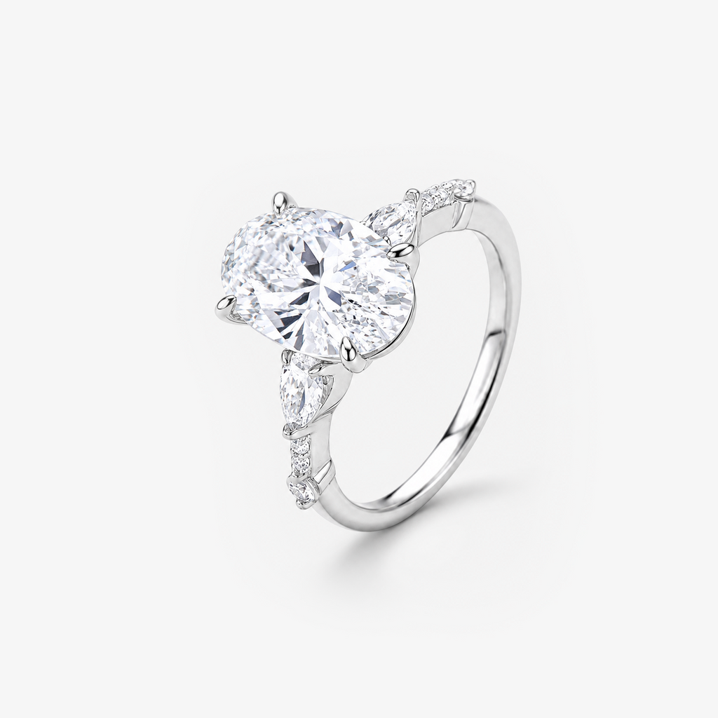 Oval Cut Zirconia Ring