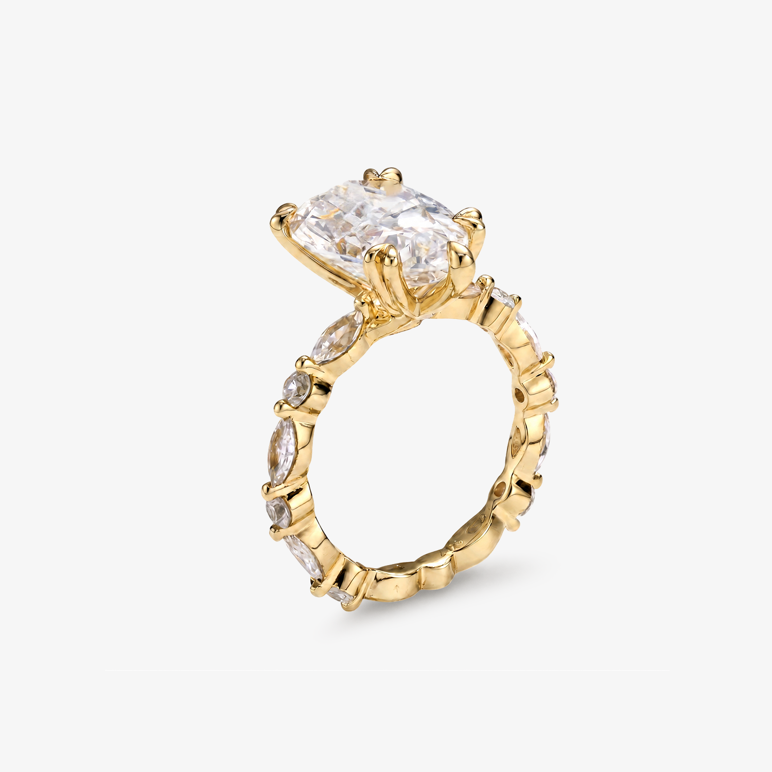 Pear Cut Zirconia Ring