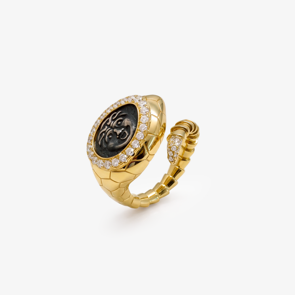 Medusa Serpent Ring