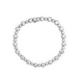 Graduated Bezel Set Tennis Bracelet