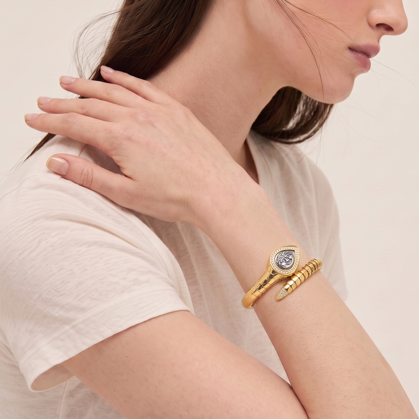 Medusa Serpent Bracelet