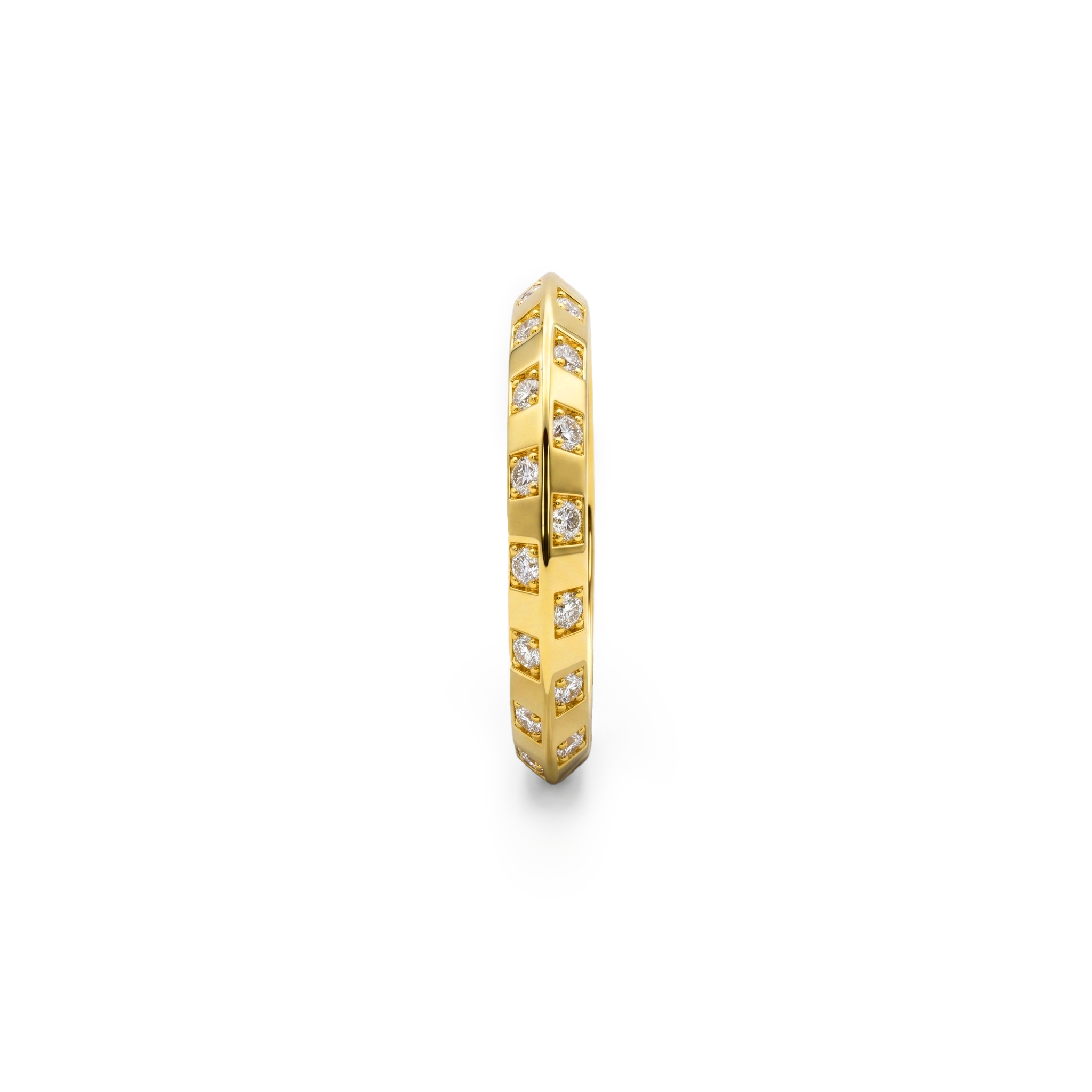 Channel Set Eternity Stackable Band