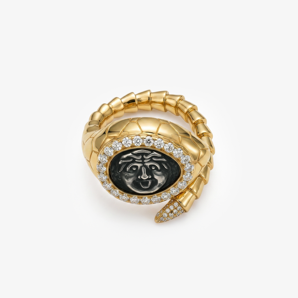 Medusa Serpent Ring